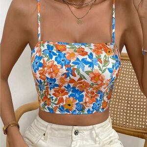 Floral Print Women's Top